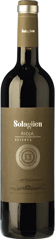 15,95 € Бесплатная доставка | Красное вино Labastida Solagüen Резерва D.O.Ca. Rioja Ла-Риоха Испания Tempranillo — Темпранильо 75 cl
