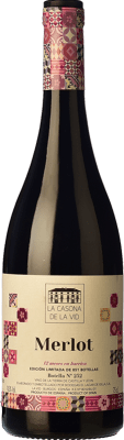 24,95 € Envío gratis | Vino tinto Lagar de Isilla La Casona de la Vid Crianza I.G.P. Vino de la Tierra de Castilla y León Castilla y León España Merlot Botella 75 cl