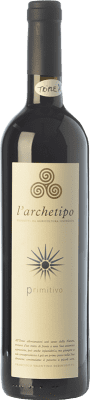 24,95 € Бесплатная доставка | Красное вино L'Archetipo I.G.T. Salento Кампанья Италия Primitivo бутылка 75 cl