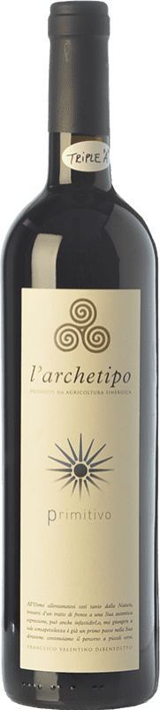 24,95 € Бесплатная доставка | Красное вино L'Archetipo I.G.T. Salento Кампанья Италия Primitivo бутылка 75 cl