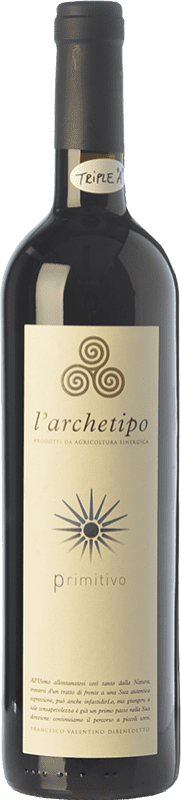 19,95 € Envio grátis | Vinho Tinto L'Archetipo I.G.T. Salento Campania Itália Primitivo 75 cl