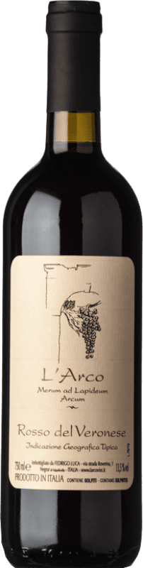 17,95 € Free Shipping | Red wine L'Arco Vini Rosso I.G.T. Veronese Veneto Italy Sangiovese, Corvina, Rondinella, Molinara, Teroldego Bottle 75 cl