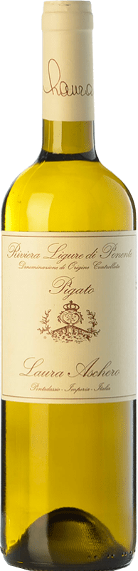 21,95 € Envio grátis | Vinho branco Aschero D.O.C. Riviera Ligure di Ponente Liguria Itália Pigato Garrafa 75 cl