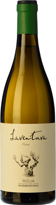 25,95 € Envío gratis | Vino blanco Laventura Crianza D.O.Ca. Rioja La Rioja España Viura Botella 75 cl
