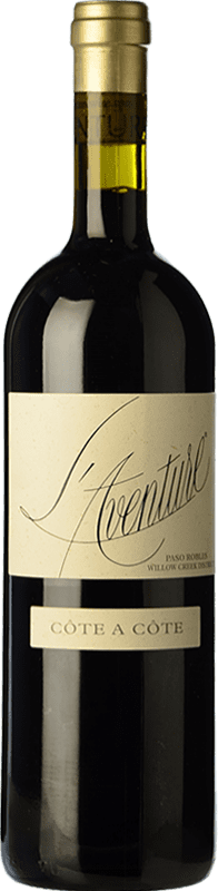 117,95 € Free Shipping | Red wine L'Aventure Côte à Côte Aged I.G. Paso Robles Paso Robles United States Syrah, Grenache, Mourvèdre Bottle 75 cl