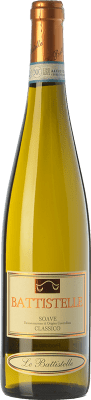 12,95 € Free Shipping | White wine Le Battistelle D.O.C. Soave Veneto Italy Garganega Bottle 75 cl
