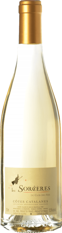 16,95 € 送料無料 | 白ワイン Le Clos des Fées Les Sorcières Blanc I.G.P. Vin de Pays Côtes Catalanes ラングドックルシヨン フランス Grenache White, Roussanne, Vermentino ボトル 75 cl