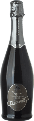 11,95 € 送料無料 | 白スパークリングワイン Le Colture Fagher D.O.C.G. Prosecco di Conegliano-Valdobbiadene トレヴィーゾ イタリア Chardonnay, Glera ボトル 75 cl