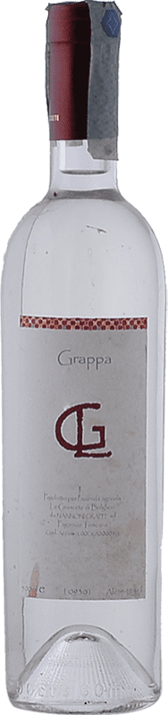 42,95 € Envio grátis | Grappa Le Grascete I.G.T. Grappa Toscana Tuscany Itália Garrafa Medium 50 cl