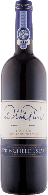 42,95 € Free Shipping | Red wine Springfield The Work Of Time I.G. Robertson Western Cape South Coast South Africa Merlot, Cabernet Sauvignon, Cabernet Franc, Petit Verdot Bottle 75 cl