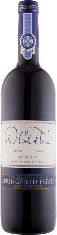 42,95 € Envio grátis | Vinho tinto Springfield The Work Of Time I.G. Robertson Western Cape South Coast África do Sul Merlot, Cabernet Sauvignon, Cabernet Franc, Petit Verdot Garrafa 75 cl