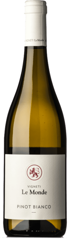 12,95 € Kostenloser Versand | Weißwein Le Monde Pinot Bianco D.O.C. Friuli Grave Friaul-Julisch Venetien Italien Weißburgunder Flasche 75 cl