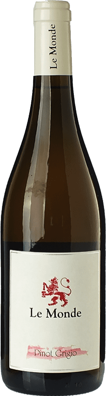 13,95 € Spedizione Gratuita | Vino bianco Le Monde Pinot Grigio D.O.C. Friuli Grave Friuli-Venezia Giulia Italia Pinot Grigio Bottiglia 75 cl