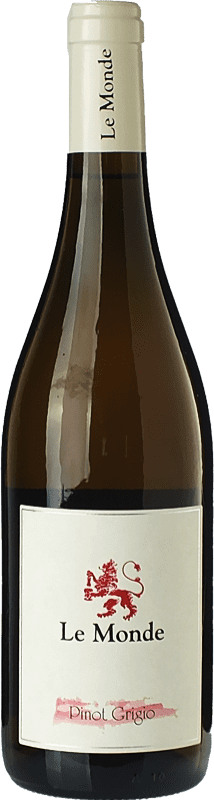 12,95 € Envío gratis | Vino blanco Le Monde Pinot Grigio D.O.C. Friuli Grave Friuli-Venezia Giulia Italia Pinot Gris Botella 75 cl