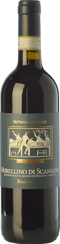 22,95 € 免费送货 | 红酒 Le Pupille 预订 D.O.C.G. Morellino di Scansano 托斯卡纳 意大利 Cabernet Sauvignon, Sangiovese 瓶子 75 cl