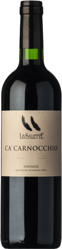 22,95 € Kostenloser Versand | Rotwein Le Salette Ca' Carnocchio I.G.T. Veronese Venetien Italien Sangiovese, Corvina, Rondinella, Corvinone, Oseleta, Croatina Flasche 75 cl