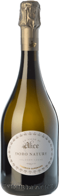 14,95 € 送料無料 | 白スパークリングワイン Le Vigne di Alice Doro ブルットの自然 D.O.C.G. Prosecco di Conegliano-Valdobbiadene トレヴィーゾ イタリア Glera ボトル 75 cl