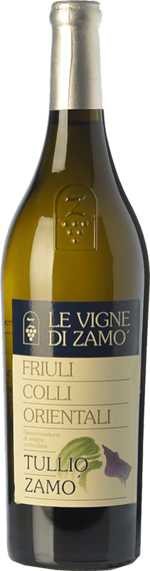 28,95 € Free Shipping | White Wine Zamò Tullio D.O.C. Colli Orientali del Friuli Friuli-Venezia Giulia Italy Pinot Blanc Bottle 75 cl