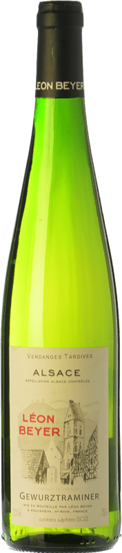 62,95 € Бесплатная доставка | Белое вино Léon Beyer Vendanges Tardives A.O.C. Alsace Эльзас Франция Gewürztraminer бутылка 75 cl