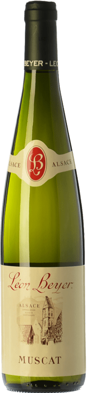 21,95 € Бесплатная доставка | Белое вино Léon Beyer Muscat A.O.C. Alsace Эльзас Франция Muscatel Small Grain бутылка 75 cl