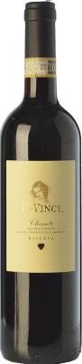 12,95 € 免费送货 | 红酒 Leonardo da Vinci Da Vinci 预订 D.O.C.G. Chianti 托斯卡纳 意大利 Merlot, Sangiovese 瓶子 75 cl