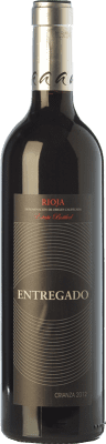 6,95 € Бесплатная доставка | Красное вино Leza Entregado Selección старения D.O.Ca. Rioja Ла-Риоха Испания Tempranillo, Grenache бутылка 75 cl