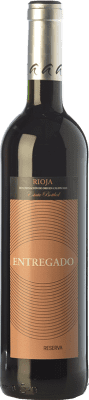10,95 € Бесплатная доставка | Красное вино Leza Entregado Selección Резерв D.O.Ca. Rioja Ла-Риоха Испания Tempranillo, Grenache бутылка 75 cl
