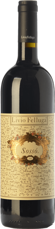 103,95 € Free Shipping | Red Wine Livio Felluga Sossò D.O.C. Colli Orientali del Friuli Friuli-Venezia Giulia Italy Merlot, Riflesso, Pignolo Bottle 75 cl