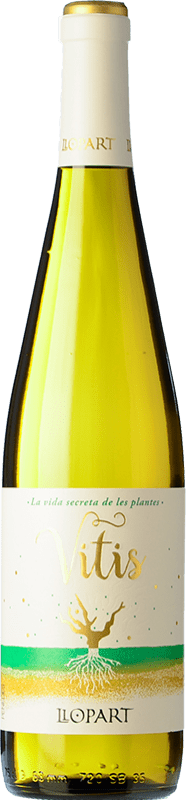 10,95 € 送料無料 | 白ワイン Llopart Vitis D.O. Penedès カタロニア スペイン Xarel·lo, Muscat, Subirat Parent 有機 ボトル 75 cl