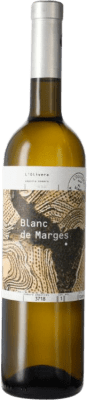 15,95 € Envoi gratuit | Vin blanc L'Olivera Blanc de Marges Crianza D.O. Costers del Segre Catalogne Espagne Malvasía, Xarel·lo, Parellada Bouteille 75 cl