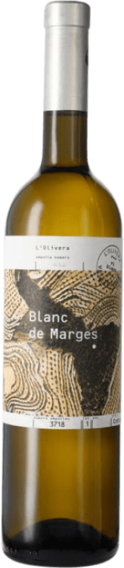 16,95 € Free Shipping | White wine L'Olivera Blanc de Marges Aged D.O. Costers del Segre Catalonia Spain Malvasía, Xarel·lo, Parellada Bottle 75 cl