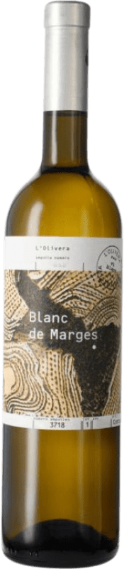 15,95 € Free Shipping | White wine L'Olivera Blanc de Marges Crianza D.O. Costers del Segre Catalonia Spain Malvasía, Xarel·lo, Parellada Bottle 75 cl