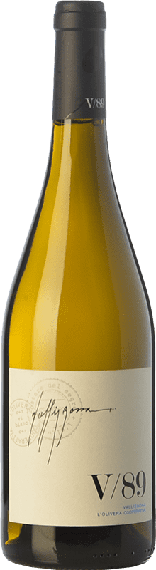 26,95 € Envoi gratuit | Vin Blanc L'Olivera Vallisbona 89 Crianza D.O. Costers del Segre Catalogne Espagne Chardonnay Eco — Biologique Bouteille 75 cl