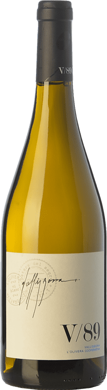 31,95 € Spedizione Gratuita | Vino bianco L'Olivera Vallisbona 89 Crianza D.O. Costers del Segre Catalogna Spagna Chardonnay Bottiglia 75 cl