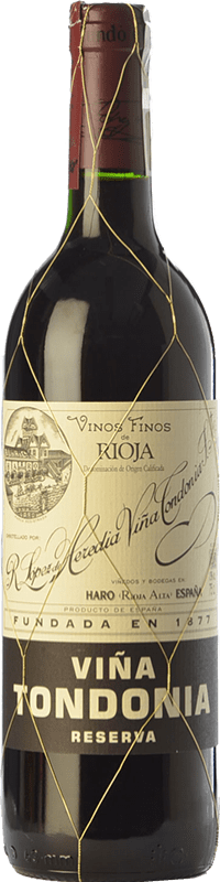 26,95 € Free Shipping | Red wine López de Heredia Viña Tondonia Reserve D.O.Ca. Rioja The Rioja Spain Tempranillo, Grenache, Graciano, Mazuelo Half Bottle 37 cl