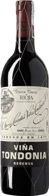 94,95 € Бесплатная доставка | Красное вино López de Heredia Viña Tondonia Резерв D.O.Ca. Rioja Ла-Риоха Испания Tempranillo, Grenache, Graciano, Mazuelo бутылка Магнум 1,5 L