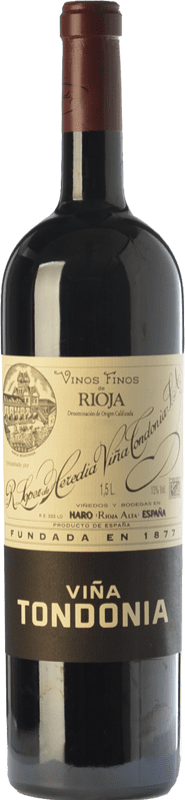 94,95 € Spedizione Gratuita | Vino rosso López de Heredia Viña Tondonia Riserva D.O.Ca. Rioja La Rioja Spagna Tempranillo, Grenache, Graciano, Mazuelo Bottiglia Magnum 1,5 L