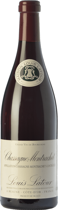 85,95 € Free Shipping | Red wine Louis Latour Chassagne-Montrachet Rouge Crianza A.O.C. Côte de Beaune Burgundy France Pinot Black Bottle 75 cl