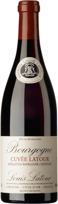 31,95 € Kostenloser Versand | Rotwein Louis Latour Latour Cuvée Crianza — Kurze Fassreifung A.O.C. Bourgogne Burgund Frankreich Pinot Noir — Spätburgunder 75 cl