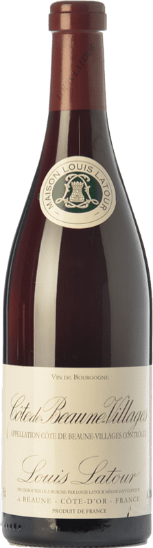 47,95 € Free Shipping | Red wine Louis Latour Villages Aged A.O.C. Côte de Beaune Burgundy France Pinot Black Bottle 75 cl