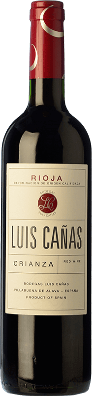 14,95 € 免费送货 | 红酒 Luis Cañas 岁 D.O.Ca. Rioja 拉里奥哈 西班牙 Tempranillo, Grenache 瓶子 75 cl