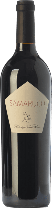 27,95 € Free Shipping | Red Wine Luis Pérez Samaruco Crianza — Aged I.G.P. Vino de la Tierra de Cádiz Andalusia Spain Merlot, Syrah — Shiraz Bottle 75 cl