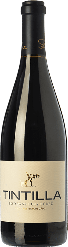 22,95 € Free Shipping | Red Wine Luis Pérez Crianza — Aged I.G.P. Vino de la Tierra de Cádiz Andalusia Spain Tintilla Bottle 75 cl