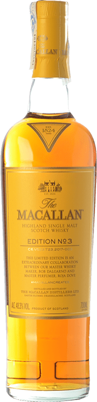 108,95 € Free Shipping | Whisky Single Malt Macallan Edition Nº 3 Highlands United Kingdom Bottle 70 cl
