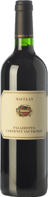 22,95 € Бесплатная доставка | Красное вино Maculan Palazzotto D.O.C. Breganze Венето Италия Cabernet Sauvignon бутылка 75 cl