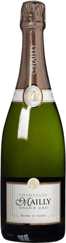 95,95 € Envio grátis | Espumante branco Mailly Grand Cru Blanc de Noirs A.O.C. Champagne Champagne França Pinot Preto Garrafa 75 cl
