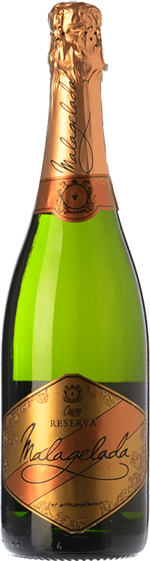 12,95 € Envoi gratuit | Vin Mousseux Blanc Malagelada Brut Nature Réserve D.O. Cava Catalogne Espagne Macabeo — Macabeu, Xarel·lo, Parellada Bouteille 75 cl