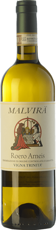 12,95 € Бесплатная доставка | Белое вино Malvirà Trinità D.O.C.G. Roero Пьемонте Италия Arneis бутылка 75 cl