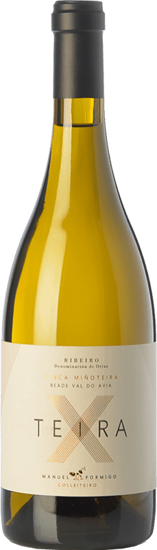 16,95 € Envío gratis | Vino blanco Formigo Teira X D.O. Ribeiro Galicia España Albillo, Loureiro, Treixadura, Albariño Botella 75 cl