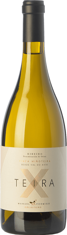 17,95 € Kostenloser Versand | Weißwein Formigo Teira X D.O. Ribeiro Galizien Spanien Albillo, Loureiro, Treixadura, Albariño — Albarinho Flasche 75 cl